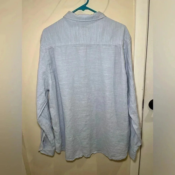 Rails Size XXL Wyatt Light Blue Buttondown Long Sleeve Shirt - Picture 7 of 9